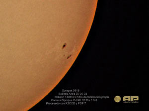 Sol :: Sur Astron&oacute;mico