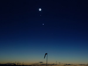 La Luna, Mercurio y Venus :: Sur Astron�mico