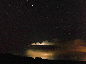 Tormenta en el Horizonte :: Sur Astron�mico