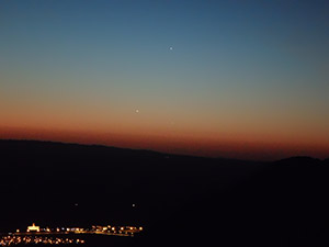 Mercurio, Venus y J�piter