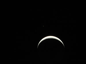 Luna y Antares :: Sur Astron�mico