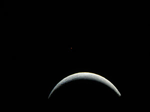 Luna y Antares :: Sur Astron&oacute;mico