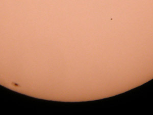 Tr&aacute;nsito de Mercurio :: Sur Astron&oacute;mico