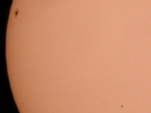 Tr�nsito de Mercurio :: Sur Astron�mico