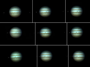 J�piter - secuencia de im�genes