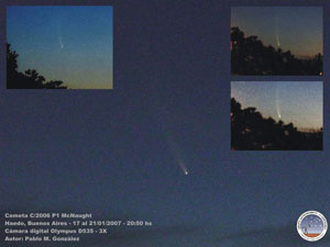 C/2006 P1 McNaught :: Sur Astron�mico