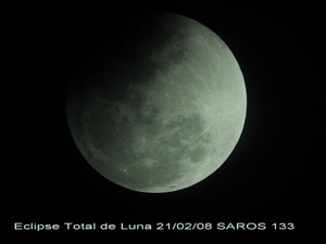 Eclipse Lunar Total :: Sur Astron�mico