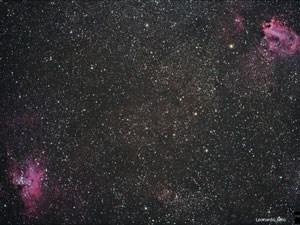 M 16 (�guila) y M 17 (Omega)