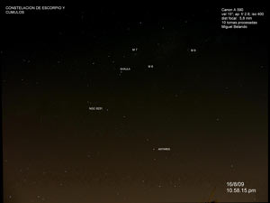 Scorpius y c�mulos (ISO-400)