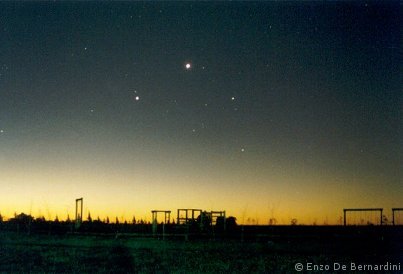 Venus y J&uacute;piter