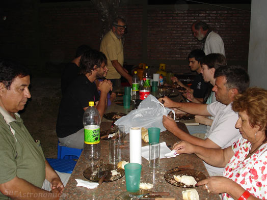 Cena del s&aacute;bado