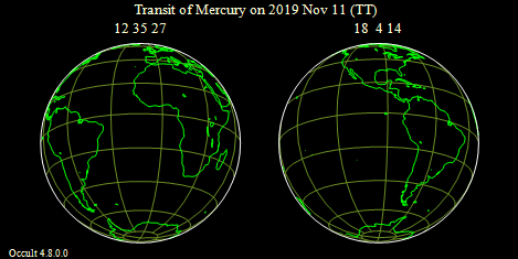 Tr&aacute;nsito de Mercurio 2019