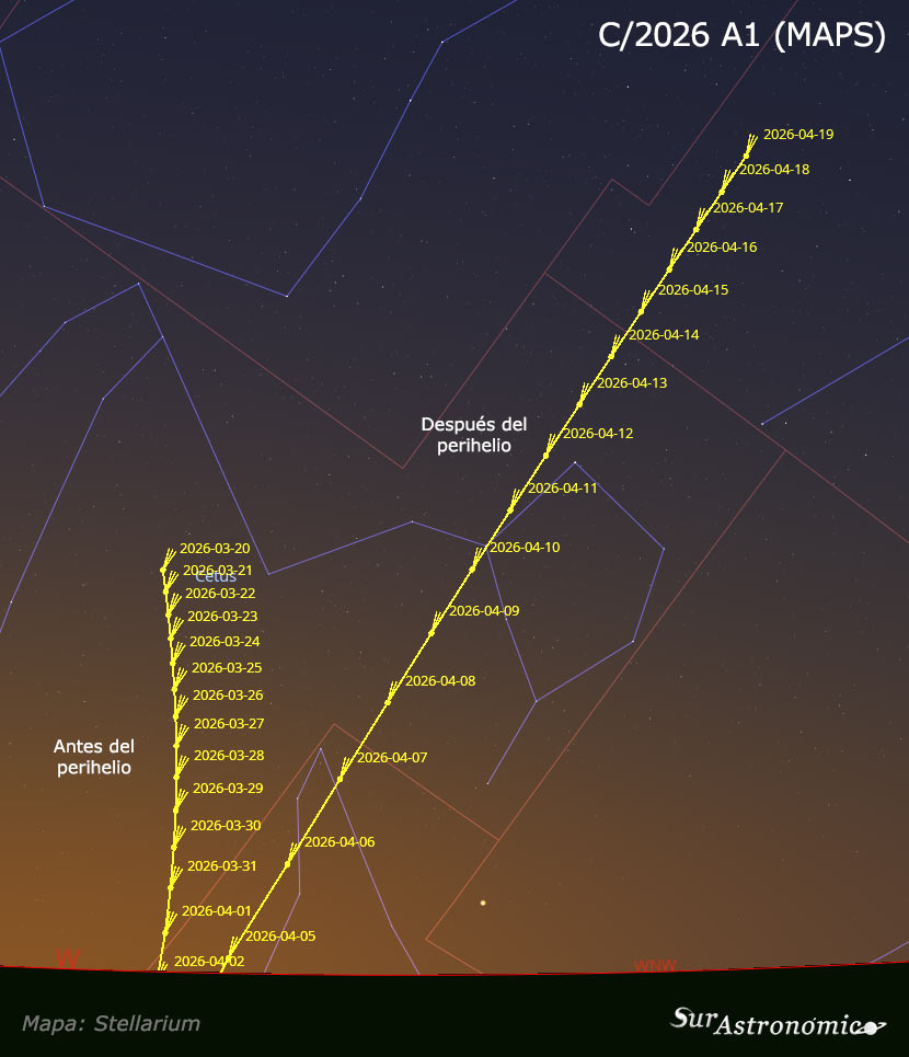 Cometa C/2026 A1 MAPS